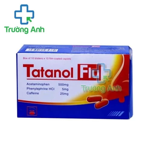 Tatanol Flu Pymepharco - Thuốc giảm đau, hạ sốt